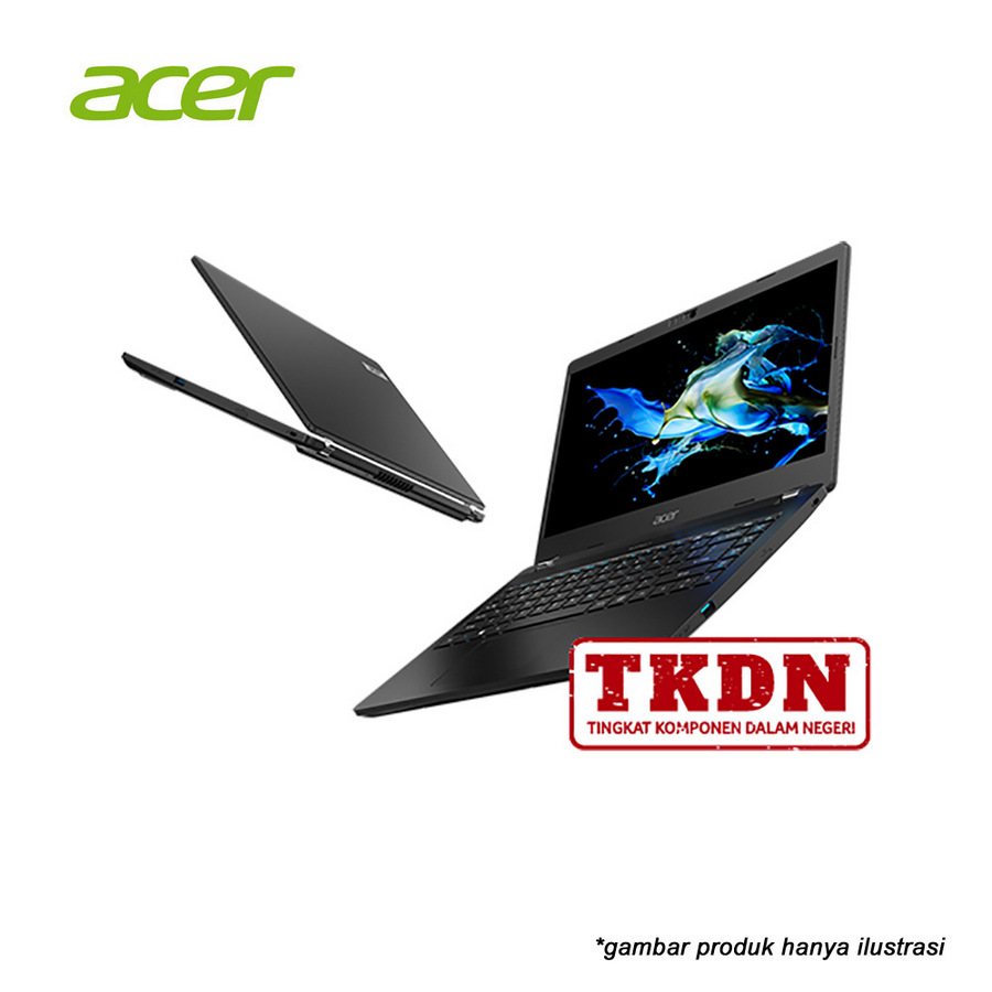 Laptop ACER Travelmate Core i7/16GB/1TB SSD/VGA 4GB/14"/Win11 Pro - depan